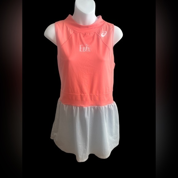 Ebix Asics Dresses & Skirts - Asics Coral/Grey Tennis Dress‎ size large Ebix